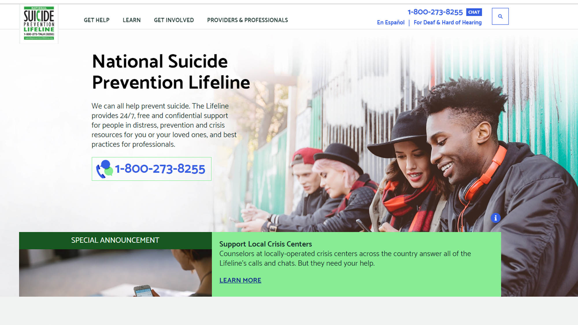 Les Brown supports Suicide Prevention group